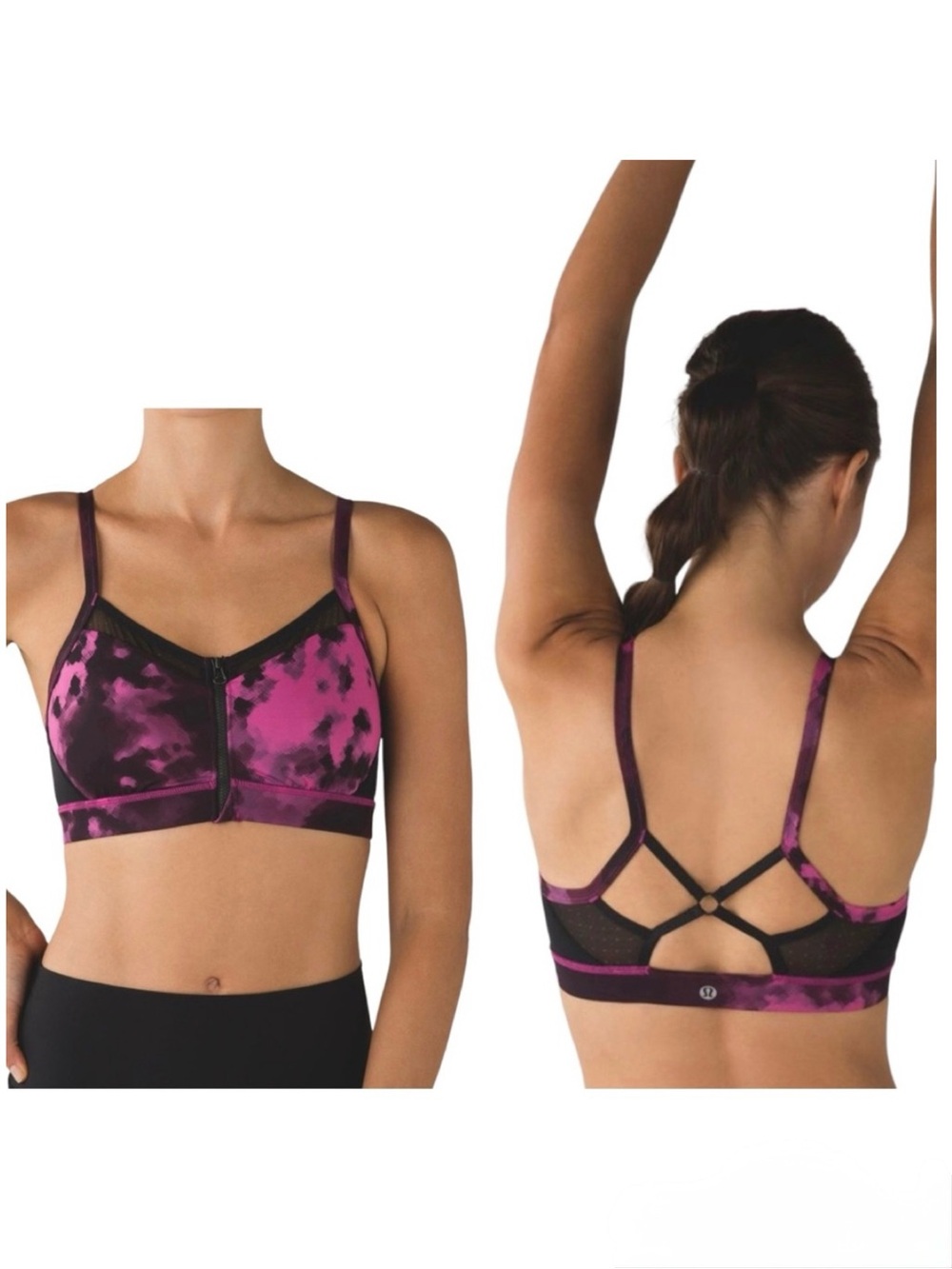Lululemon Sweaty Endeavor Sports Bra Blooming Pixie Size 6